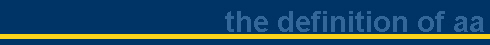 The AA Preamble, or Definition